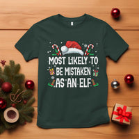 Family Matching Christmas T Shirt Funny Most Likely To Be Mistaken As An Elf - Wonder Print Shop