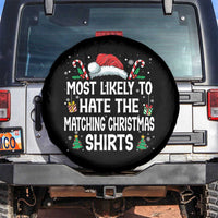 Family Matching Christmas Spare Tire Cover Most Likely To Hate Matching Christmas - Wonder Print Shop