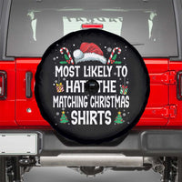 Family Matching Christmas Spare Tire Cover Most Likely To Hate Matching Christmas - Wonder Print Shop