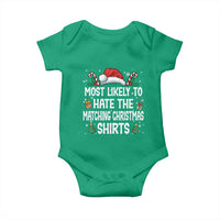 Family Matching Christmas Baby Onesie Most Likely To Hate Matching Christmas - Wonder Print Shop