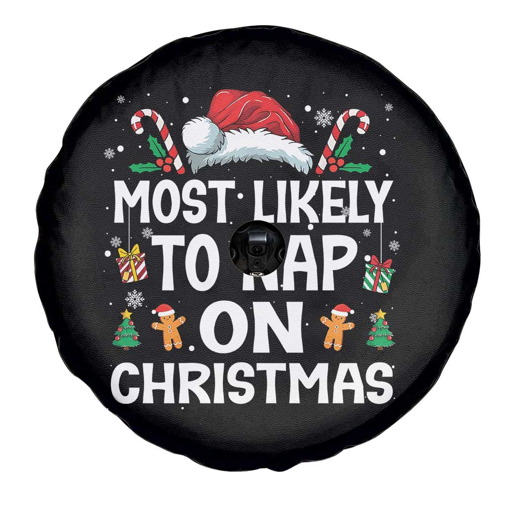 Family Matching Christmas Spare Tire Cover Most Likely To Nap On Xmas - Wonder Print Shop