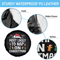Family Matching Christmas Spare Tire Cover Most Likely To Nap On Xmas - Wonder Print Shop