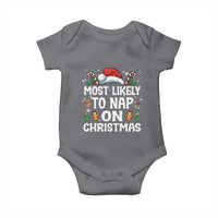 Family Matching Christmas Baby Onesie Most Likely To Nap On Xmas - Wonder Print Shop