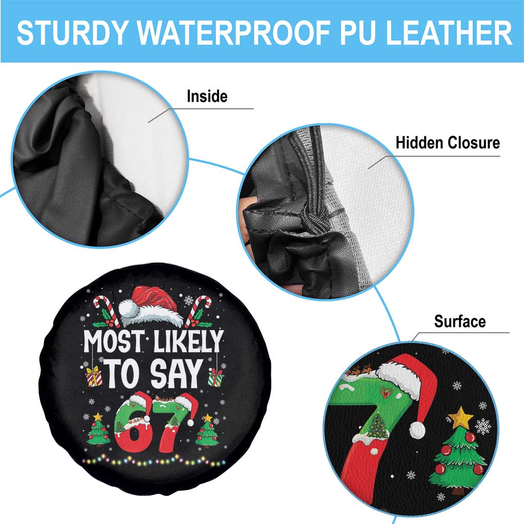 67 Christmas Spare Tire Cover Most Likely To 6 7 Meme Gen Alpha Slang - Wonder Print Shop