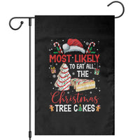 Funny Christmas Squad Garden Flag Most Likely To Eat All The Christmas Tree Cakes - Wonder Print Shop