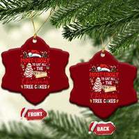 Funny Christmas Squad Ceramic Ornament Most Likely To Eat All The Christmas Tree Cakes - Wonder Print Shop