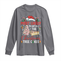 Funny Christmas Squad Long Sleeve Shirt Most Likely To Eat All The Christmas Tree Cakes - Wonder Print Shop