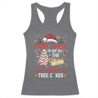 Funny Christmas Squad Racerback Tank Top Most Likely To Eat All The Christmas Tree Cakes - Wonder Print Shop