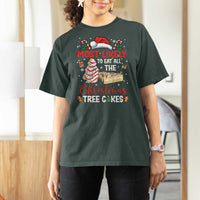 Funny Christmas Squad T Shirt For Women Most Likely To Eat All The Christmas Tree Cakes - Wonder Print Shop