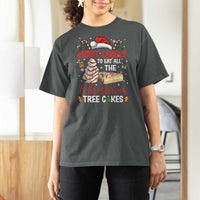 Funny Christmas Squad T Shirt For Women Most Likely To Eat All The Christmas Tree Cakes - Wonder Print Shop
