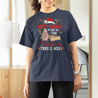 Funny Christmas Squad T Shirt For Women Most Likely To Eat All The Christmas Tree Cakes - Wonder Print Shop