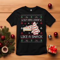 Debbies Christmas Tree Cake T Shirt Out Here Lookin Like A Snack - Wonder Print Shop