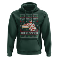 Debbies Christmas Tree Cake Hoodie Out Here Lookin Like A Snack - Wonder Print Shop