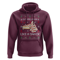 Debbies Christmas Tree Cake Hoodie Out Here Lookin Like A Snack - Wonder Print Shop