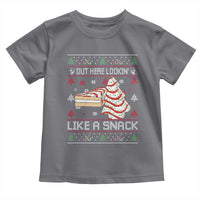 Debbies Christmas Tree Cake Toddler T Shirt Out Here Lookin Like A Snack - Wonder Print Shop