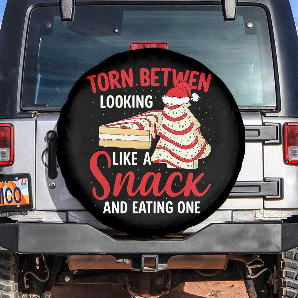 Torn Between Looking Like A Snack Or Eating One Christmas Spare Tire Cover Debbies Tree Cake - Wonder Print Shop