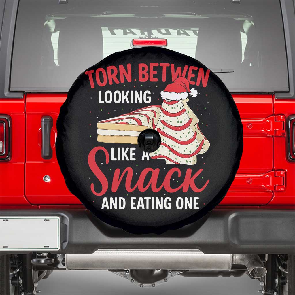 Torn Between Looking Like A Snack Or Eating One Christmas Spare Tire Cover Debbies Tree Cake - Wonder Print Shop