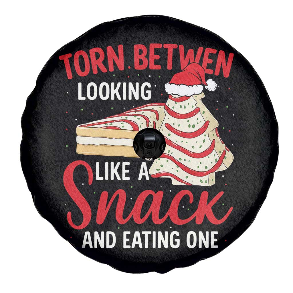Torn Between Looking Like A Snack Or Eating One Christmas Spare Tire Cover Debbies Tree Cake - Wonder Print Shop