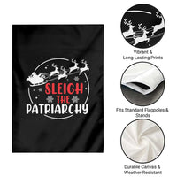 Sleigh The Patriarchy Garden Flag Feminist Christmas Womens Rights - Wonder Print Shop