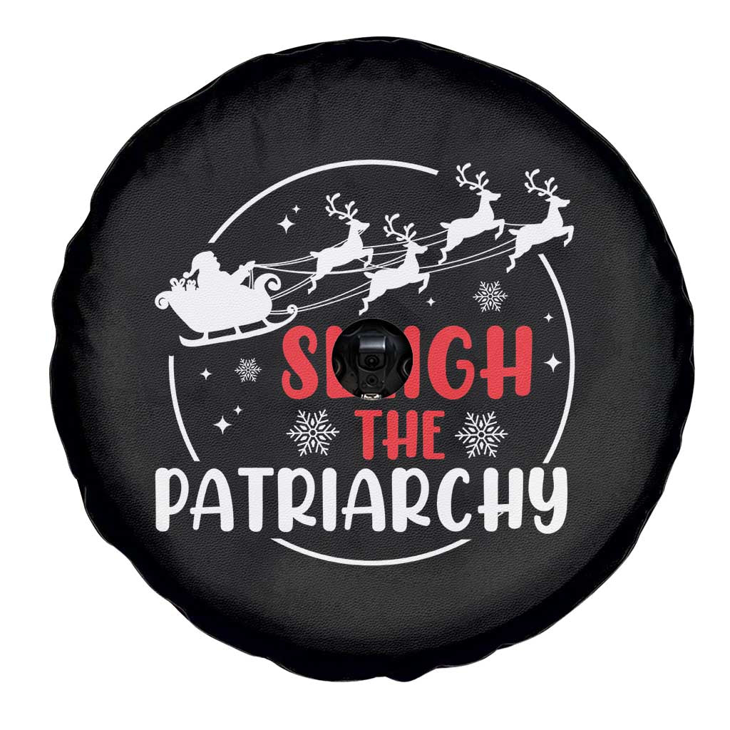 Sleigh The Patriarchy Spare Tire Cover Feminist Christmas Womens Rights - Wonder Print Shop