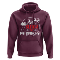 Sleigh The Patriarchy Hoodie Feminist Christmas Womens Rights - Wonder Print Shop