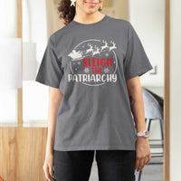 Sleigh The Patriarchy T Shirt For Women Feminist Christmas Womens Rights TS10