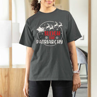 Sleigh The Patriarchy T Shirt For Women Feminist Christmas Womens Rights TS10
