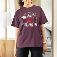 Sleigh The Patriarchy T Shirt For Women Feminist Christmas Womens Rights TS10
