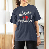 Sleigh The Patriarchy T Shirt For Women Feminist Christmas Womens Rights TS10