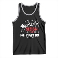 Sleigh The Patriarchy Tank Top Feminist Christmas Womens Rights - Wonder Print Shop