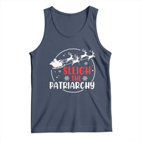 Sleigh The Patriarchy Tank Top Feminist Christmas Womens Rights - Wonder Print Shop