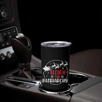 Sleigh The Patriarchy Tumbler Cup Feminist Christmas Womens Rights - Wonder Print Shop
