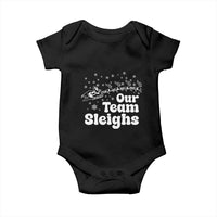 Our Team Sleighs Christmas Matching Group Baby Onesie Office Team - Wonder Print Shop