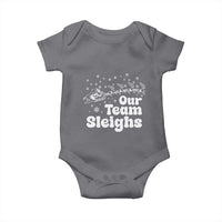 Our Team Sleighs Christmas Matching Group Baby Onesie Office Team - Wonder Print Shop