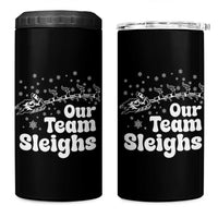 Our Team Sleighs Christmas Matching Group 4 in 1 Can Cooler Tumbler Office Team - Wonder Print Shop