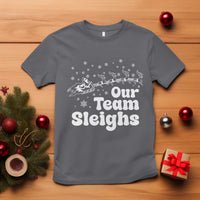 Our Team Sleighs Christmas Matching Group T Shirt Office Team - undefined