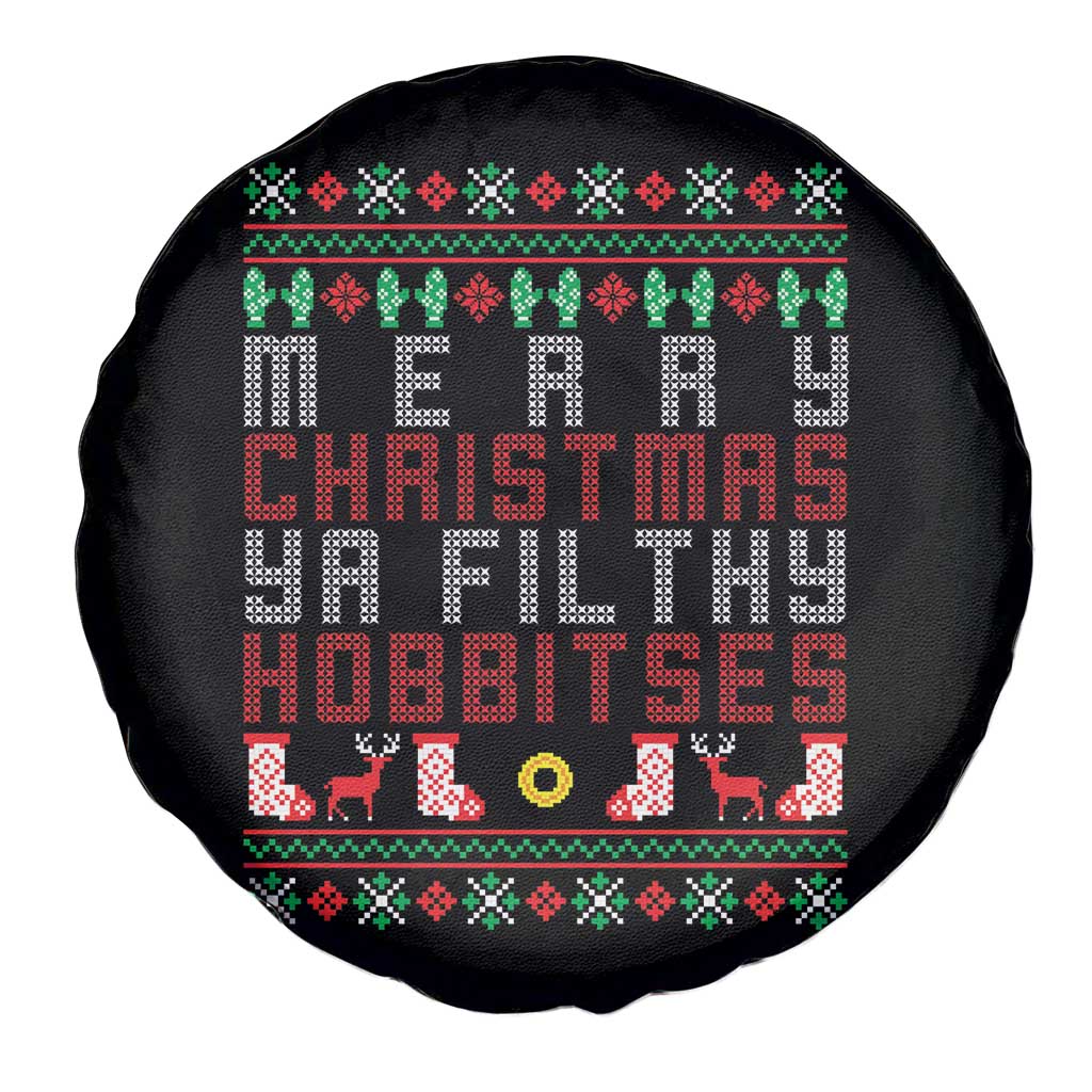 Merry Christmas Ya Filthy Animal Spare Tire Cover Funny Fantasy Movie Meme LOL Ugly Xmas - Wonder Print Shop