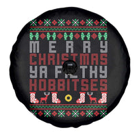 Merry Christmas Ya Filthy Animal Spare Tire Cover Funny Fantasy Movie Meme LOL Ugly Xmas - Wonder Print Shop