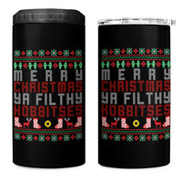 Merry Christmas Ya Filthy Animal 4 in 1 Can Cooler Tumbler Funny Fantasy Movie Meme LOL Ugly Xmas - Wonder Print Shop