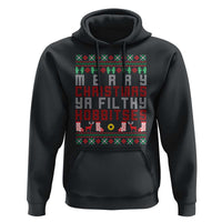 Merry Christmas Ya Filthy Animal Hoodie Funny Fantasy Movie Meme LOL Ugly Xmas - Wonder Print Shop
