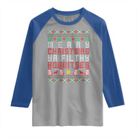 Merry Christmas Ya Filthy Animal Raglan Shirt Funny Fantasy Movie Meme LOL Ugly Xmas - Wonder Print Shop