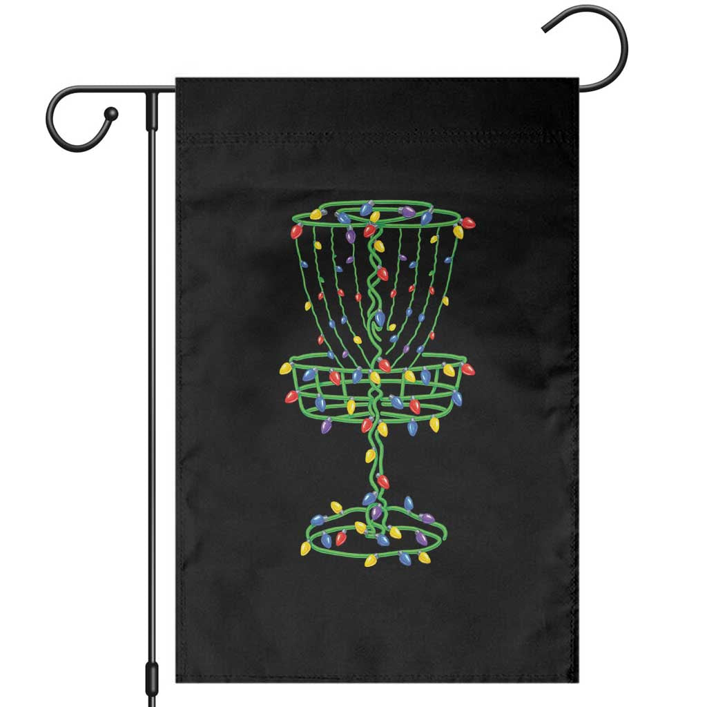 Christmas Disc Golf Basket Garden Flag Frisbee Golfer Xmas Gift - Wonder Print Shop