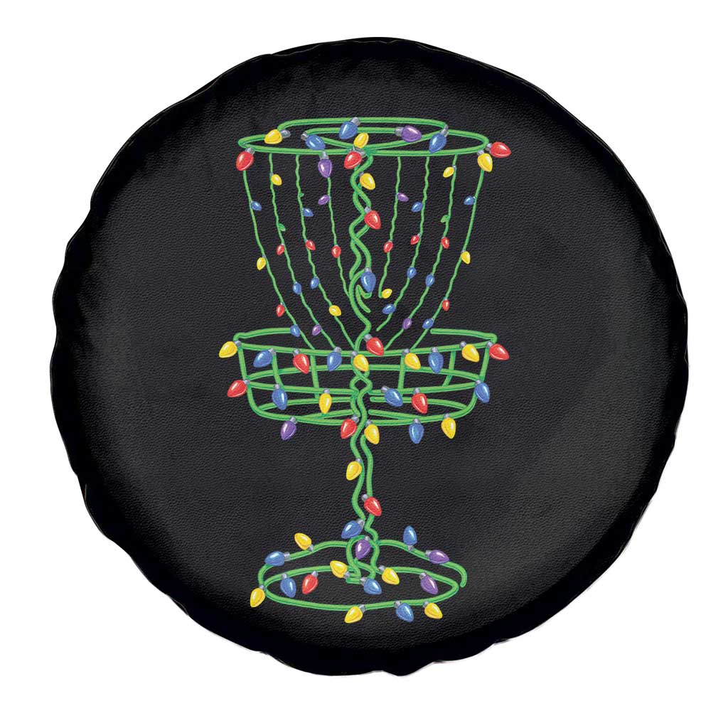 Christmas Disc Golf Basket Spare Tire Cover Frisbee Golfer Xmas Gift - Wonder Print Shop