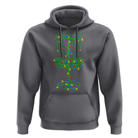 Christmas Disc Golf Basket Hoodie Frisbee Golfer Xmas Gift - Wonder Print Shop