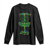 Christmas Disc Golf Basket Long Sleeve Shirt Frisbee Golfer Xmas Gift - Wonder Print Shop