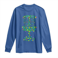 Christmas Disc Golf Basket Long Sleeve Shirt Frisbee Golfer Xmas Gift - Wonder Print Shop