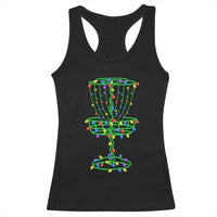 Christmas Disc Golf Basket Racerback Tank Top Frisbee Golfer Xmas Gift - Wonder Print Shop