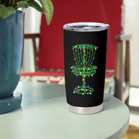 Christmas Disc Golf Basket Tumbler Cup Frisbee Golfer Xmas Gift - Wonder Print Shop