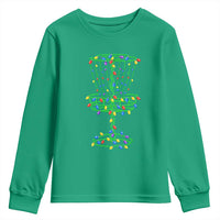 Christmas Disc Golf Basket Youth Sweatshirt Frisbee Golfer Xmas Gift - Wonder Print Shop