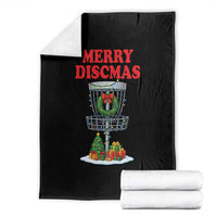 Christmas Disc Golf Throw Blanket Merry Discmas Golfers Frisbee Golfer Xmas Gift - Wonder Print Shop